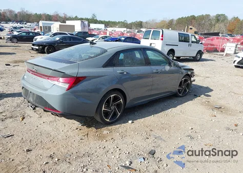 2023 Hyundai Elantra N Line z USA, uszkodzony, nr VIN KMHLR4AF3PU4173